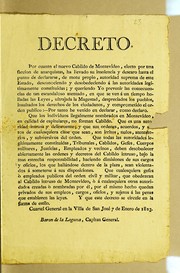 Decreto by Laguna, Carlos Frederico Lecor visconde da