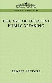 Cover of: The Art of Effective Public Speaking