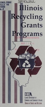 Cover of: Illinois Recycling Grants Programs