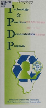 Cover of: Technology & Practices Demonstration Program
