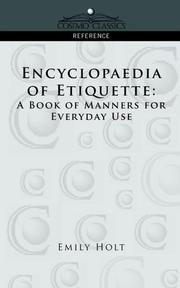 Cover of: Encyclopaedia of etiquette