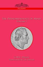 Cover of: The Phenomenology of Mind |