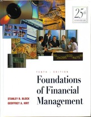 Cover of: Foundations of Financial Management by Stanley B. Block, Geoffrey A. Hirt