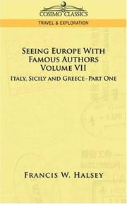 Cover of: Seeing Europe With Famous Authors: Italy, Sicily, and Greece