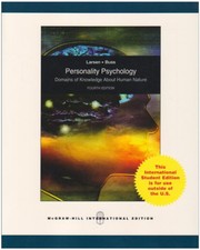 Cover of: Personality Psychology: Domains of Knowledge about Human Nature by Randy J. Larsen, David M. Buss