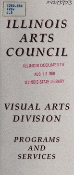 Cover of: Visual arts division: programs and services