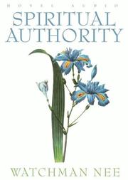 Cover of: Spiritual Authority by Watchman Nee