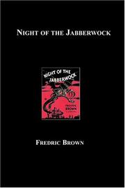 Cover of: Night Of The Jabberwock
