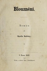 Cover of: Blouzněni: román
