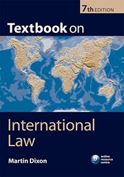Textbook on International Law by martin-dixon