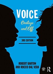 Cover of: Voice: Onstage and Off by Robert Barton, Rocco dal Vera