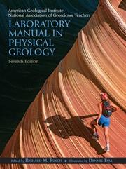 Laboratory manual in physical geology