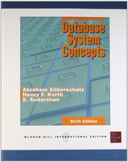 Cover of: Database System Concept 6/E (EPZ) by Silberschatz A.