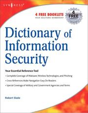 Dictionary of information security