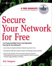 Cover of: Secure Your Network for Free
