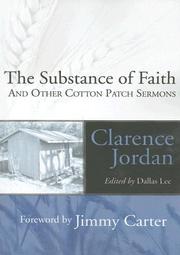 Cover of: The Substance of Faith: And Other Cotton Patch Sermons