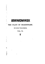 Cover of: The Plays of William Shakespeare in Six Volumes by William Shakespeare
