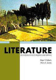 Cover of: Literature by Edgar V. Roberts