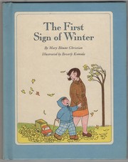 Cover of: The first sign of winter.