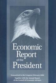 Cover of: Economic Report of the President, 2006 |