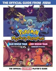 Cover of: Official Nintendo Pokémon Mystery Dungeon: Blue Rescue Team/Red Rescue Team  Player's Guide