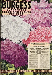 Cover of: Burgess guaranteed seeds and plants for 1935