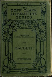 Cover of: Shakespeare's Macbeth for use in public and high schools