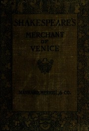 Cover of: Shakespeare's Merchant of Venice