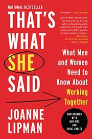That's what she said by Joanne Lipman