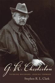 G.K. Chesterton : thinking backward, looking forward