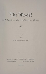 Cover of: The model: a book on the problems of posing