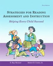 Cover of: Strategies for Reading Assessment and Instruction: Helping Every Child Succeed (3rd Edition)