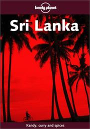 Cover of: Lonely Planet Sri Lanka (Sri Lanka, 8th ed) by Verity Campbell, Christine Niven
