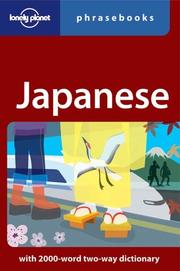 Cover of: Japanese: Lonely Planet Phrasebook
