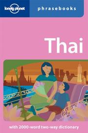 Thai by Bruce Evans, Bruce Evans, Lonely Planet Phrasebooks