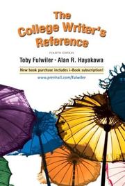 Cover of: The college writer's reference by Toby Fulwiler