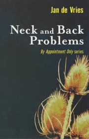 Cover of: Neck and Back Problems (By Appointment Only)