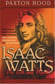 Cover of: Isaac Watts