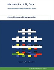 Cover of: Mathematics of Big Data by Jeremy Kepner, Hayden Jananthan