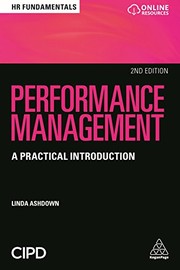 Performance Management by Linda Ashdown