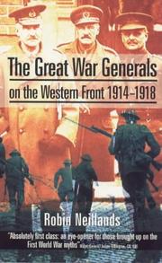 The Great War generals on the Western Front 1914-18