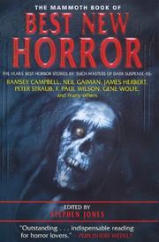 The mammoth book of best new horror. Vol.11