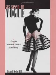 Cover of: As seen in Vogue: a century of American fashion in advertising