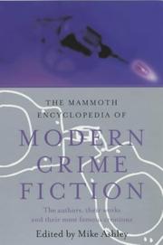 Cover of: The mammoth encyclopedia of modern crime fiction by compiled by Mike Ashley.
