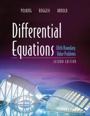 Differential equations with boundary value problems