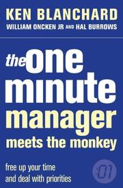 Cover of: The One Minute Manager Meets the Monkey (One Minute Manager)