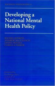 Developing a national mental health policy