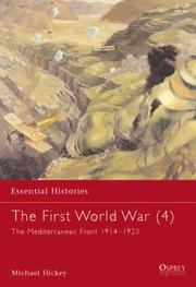 The First World War. 4, The Meditterranean front, 1914-1923