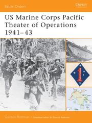Cover of: US Marine Corps Pacific Theater of Operations 1941-43 (Battle Orders)