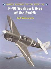 Cover of: P-40 Warhawk Aces of the Pacific (Aircraft of the Aces)